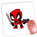 PC, gaming si accesorii - Periferice PC - Mousepad - Mousepad Gaming Deadpool Baby Marvel Ninja, 21x19 cm - Infinity.ro