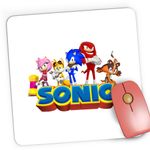 PC, gaming si accesorii - Periferice PC - Mousepad - Mousepad Gaming Sonic Boom All Team Echipa, 21x19 cm - Infinity.ro