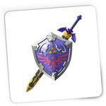 PC, gaming si accesorii - Periferice PC - Mousepad - Mousepad Gaming Legend of Zelda Epic Shield Sky Breath, 21x19 cm - Infinity.ro