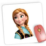 PC, gaming si accesorii - Periferice PC - Mousepad - Mousepad Gaming Elsa Disney Frozen Ana Kristoff, 21x19 cm - Infinity.ro