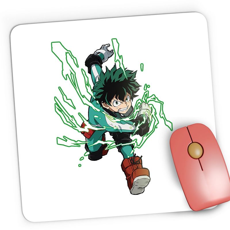 PC, gaming si accesorii - Periferice PC - Mousepad - Mousepad Gaming Hero Academia Deku Cartoon Manga Anime, 21x19 cm - Infinity.ro
