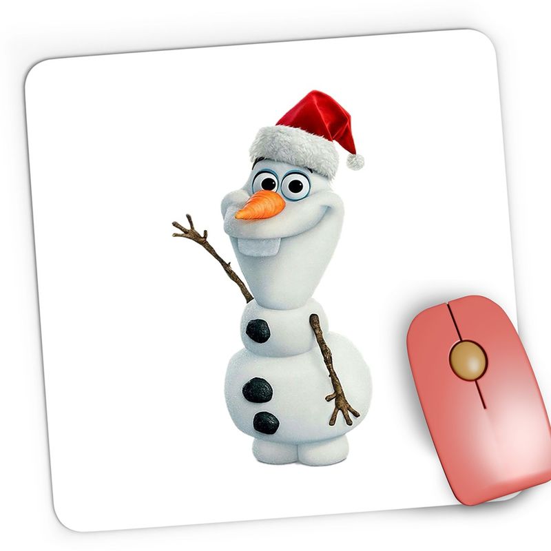 PC, gaming si accesorii - Periferice PC - Mousepad - Mousepad Gaming Disney Elsa 2 Frozen Olaf Comic, 21x19 cm - Infinity.ro