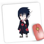 PC, gaming si accesorii - Periferice PC - Mousepad - Mousepad Gaming Naruto Sasuke Uchiha Baby Anime Manga, 21x19 cm - Infinity.ro