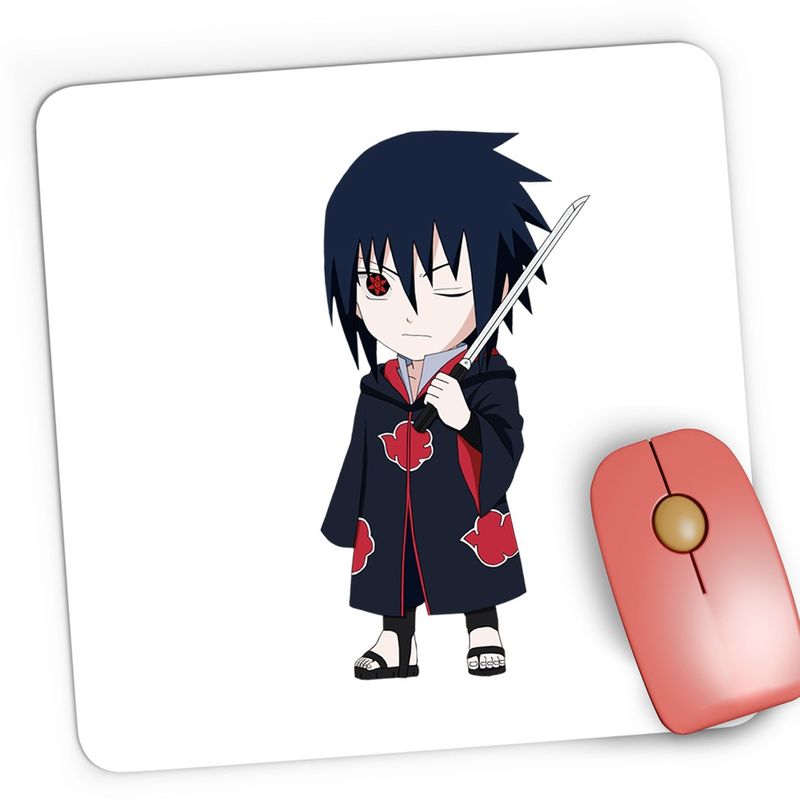 PC, gaming si accesorii - Periferice PC - Mousepad - Mousepad Gaming Naruto Sasuke Uchiha Baby Anime Manga, 21x19 cm - Infinity.ro