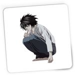 PC, gaming si accesorii - Periferice PC - Mousepad - Mousepad Gaming Death Note L Detective Sherlock Holmes Anime, 21x19 cm - Infinity.ro