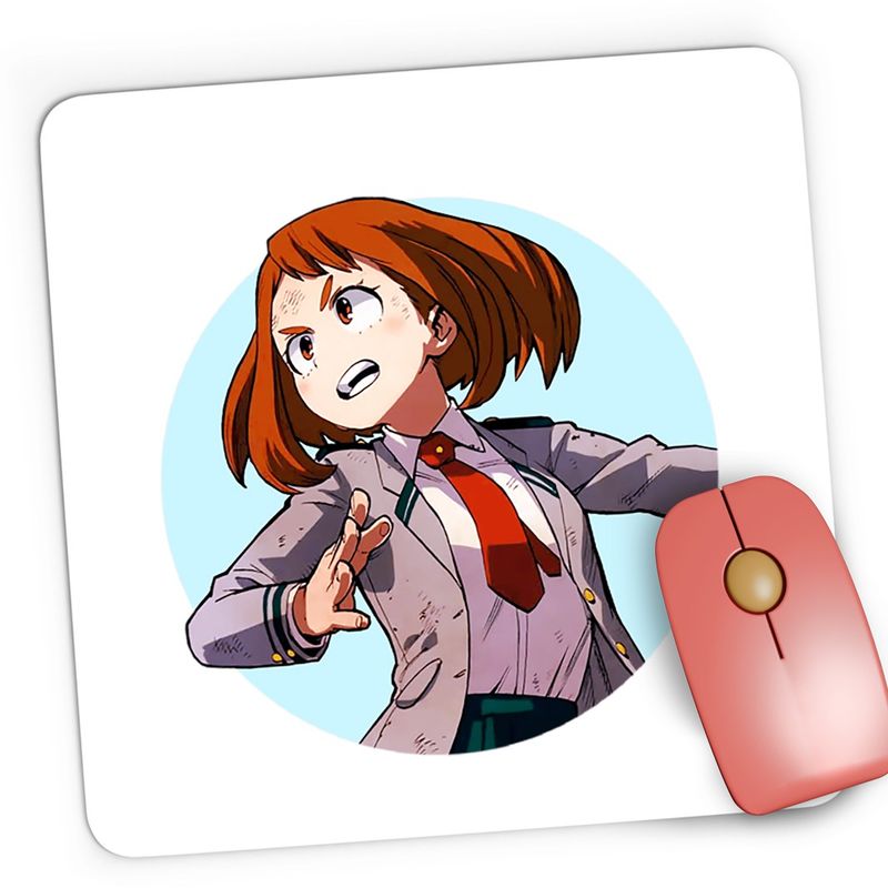 PC, gaming si accesorii - Periferice PC - Mousepad - Mousepad Gaming Uraraka My Hero Academia Anime Manga, 21x19 cm - Infinity.ro