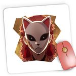 PC, gaming si accesorii - Periferice PC - Mousepad - Mousepad Gaming Demon Slayer Sabito Samurai Anime Manga, 21x19 cm - Infinity.ro
