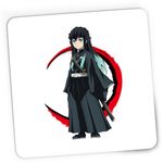 PC, gaming si accesorii - Periferice PC - Mousepad - Mousepad Gaming Demon Slayer Muichiro Tokito Samurai, 21x19 cm - Infinity.ro