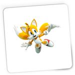 PC, gaming si accesorii - Periferice PC - Mousepad - Mousepad Gaming Sonic Chaos Tails Doctor Eggman, 21x19 cm - Infinity.ro