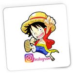 PC, gaming si accesorii - Periferice PC - Mousepad - Mousepad Gaming One Piece Luffy Instagram Creator Insta Gamer, 21x19 cm - Infinity.ro