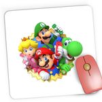 PC, gaming si accesorii - Periferice PC - Mousepad - Mousepad Gaming Super Mario Bros All Team 3D Odyssey Game, 21x19 cm - Infinity.ro