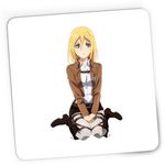 PC, gaming si accesorii - Periferice PC - Mousepad - Mousepad Gaming Attack on Titan Annie Blonde Anime Girl, 21x19 cm - Infinity.ro