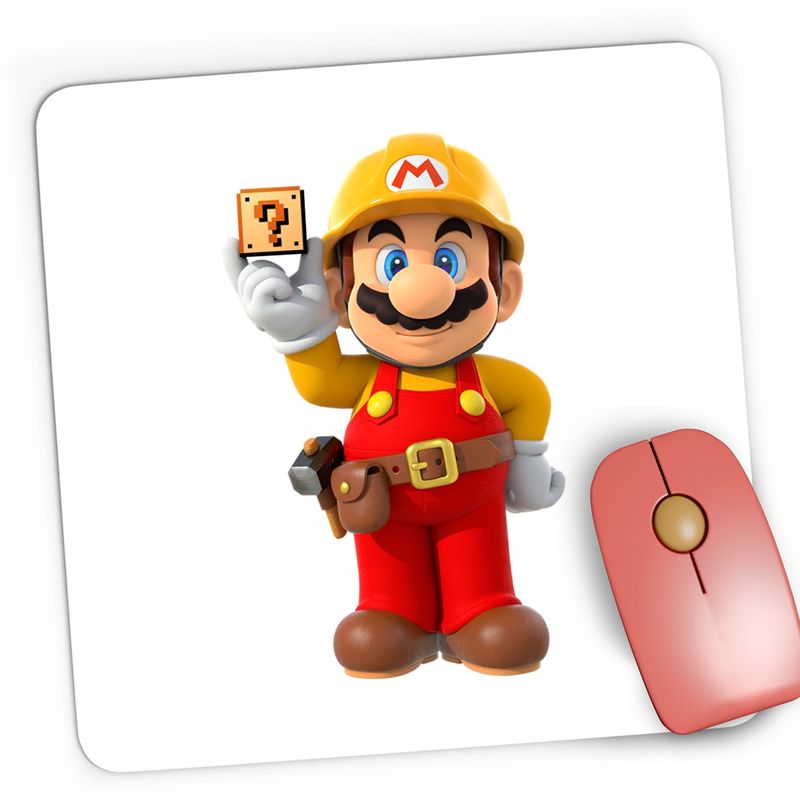 PC, gaming si accesorii - Periferice PC - Mousepad - Mousepad Gaming Super Mario Bros Meserias Nintendo, 21x19 cm - Infinity.ro