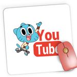 PC, gaming si accesorii - Periferice PC - Mousepad - Mousepad Gaming Lumea lui Gumball Youtube Creator Video Youtuber, 21x19 cm - Infinity.ro
