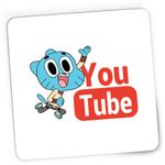 PC, gaming si accesorii - Periferice PC - Mousepad - Mousepad Gaming Lumea lui Gumball Youtube Creator Video Youtuber, 21x19 cm - Infinity.ro