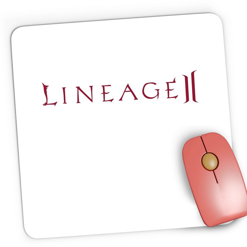 PC, gaming si accesorii - Periferice PC - Mousepad - Mousepad Gaming Lineage II Game Logo Emblem, 21x19 cm - Infinity.ro