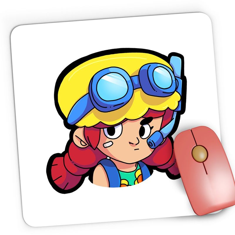 PC, gaming si accesorii - Periferice PC - Mousepad - Mousepad Gaming Jessie Minecraft Brawl Stars, 21x19 cm - Infinity.ro