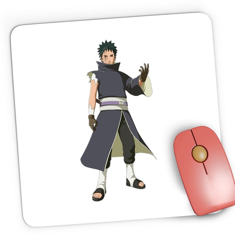 PC, gaming si accesorii - Periferice PC - Mousepad - Mousepad Gaming Naruto Obito Uchiha Madara Anime Manga, 21x19 cm - Infinity.ro