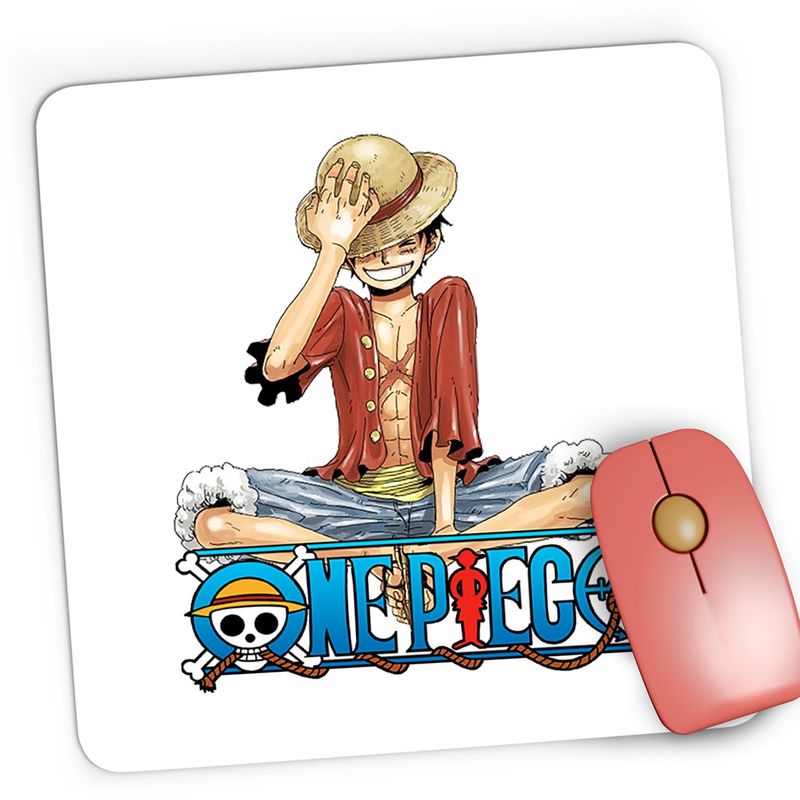 PC, gaming si accesorii - Periferice PC - Mousepad - Mousepad Gaming One Piece Monkey D Luffy Zen Marinar, 21x19 cm - Infinity.ro