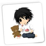 PC, gaming si accesorii - Periferice PC - Mousepad - Mousepad Gaming Death Note Bebe Detectiv Tort Manga, 21x19 cm - Infinity.ro