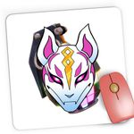PC, gaming si accesorii - Periferice PC - Mousepad - Mousepad Gaming Drift Mask Fortnite Magenta Bomb, 21x19 cm - Infinity.ro