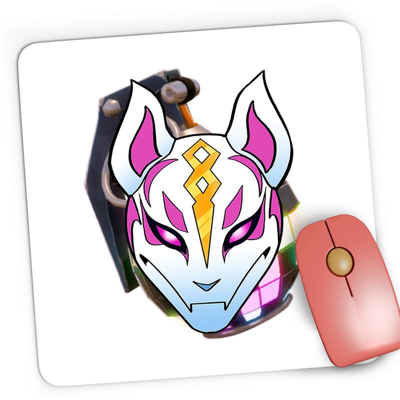 PC, gaming si accesorii - Periferice PC - Mousepad - Mousepad Gaming Drift Mask Fortnite Magenta Bomb, 21x19 cm - Infinity.ro