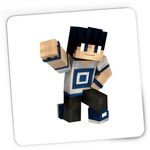 PC, gaming si accesorii - Periferice PC - Mousepad - Mousepad Gaming Skin Blue Lagoon Minecraft, 21x19 cm - Infinity.ro