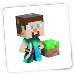 PC, gaming si accesorii - Periferice PC - Mousepad - Mousepad Gaming Cool Steve Miner Minecraft, 21x19 cm - Infinity.ro