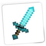 PC, gaming si accesorii - Periferice PC - Mousepad - Mousepad Gaming Dead by Daylight Minecraft Horror Diamond Sword, 21x19 cm - Infinity.ro