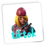 PC, gaming si accesorii - Periferice PC - Mousepad - Mousepad Gaming Skully Fortnite Tik Tok Skin, 21x19 cm - Infinity.ro