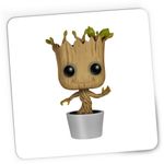 PC, gaming si accesorii - Periferice PC - Mousepad - Mousepad Gaming Baby Groot Cute Tree Love Gift, 21x19 cm - Infinity.ro