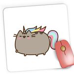 PC, gaming si accesorii - Periferice PC - Mousepad - Mousepad Gaming Pusheen Cat Plush Unicorn Pisica Dragobete Gift, 21x19 cm - Infinity.ro