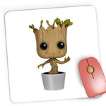 PC, gaming si accesorii - Periferice PC - Mousepad - Mousepad Gaming Baby Groot Cute Tree Love Gift, 21x19 cm - Infinity.ro