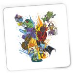 PC, gaming si accesorii - Periferice PC - Mousepad - Mousepad Gaming Dota 2 Party Heroes Video Game Dota2, 21x19 cm - Infinity.ro