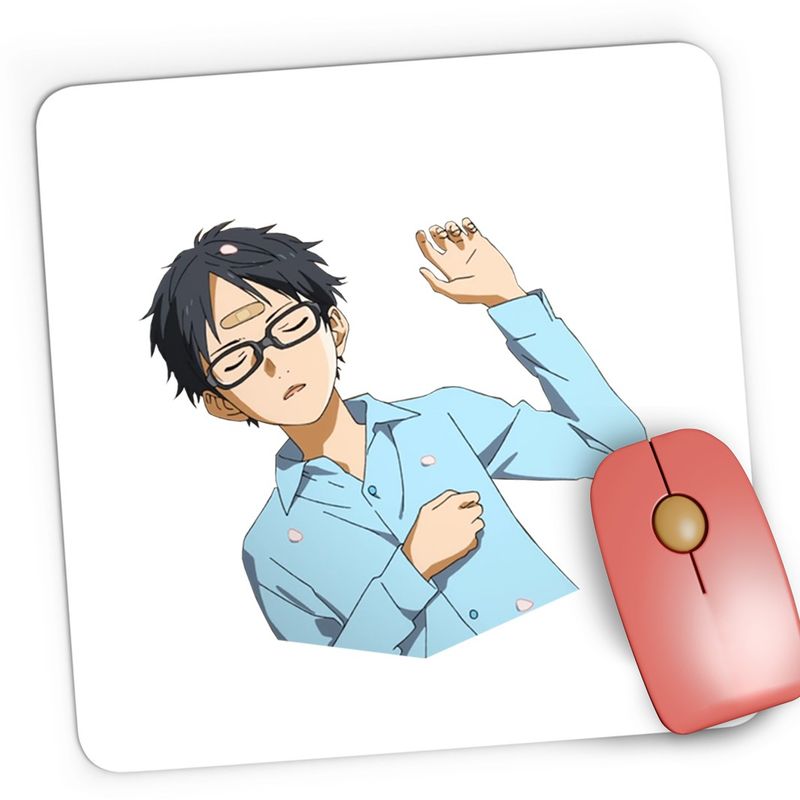 PC, gaming si accesorii - Periferice PC - Mousepad - Mousepad Gaming Your Lie in April Kousei Valentines Day Love, 21x19 cm - Infinity.ro