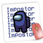 PC, gaming si accesorii - Periferice PC - Mousepad - Mousepad Gaming Blue Impostor Among Us, 21x19 cm - Infinity.ro