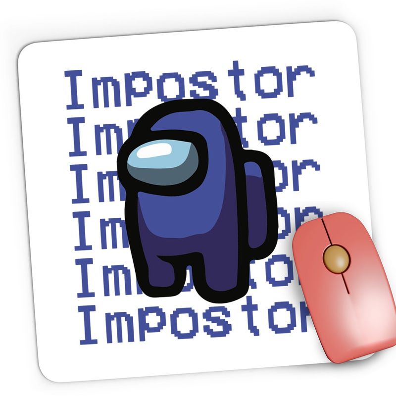 PC, gaming si accesorii - Periferice PC - Mousepad - Mousepad Gaming Blue Impostor Among Us, 21x19 cm - Infinity.ro