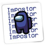 PC, gaming si accesorii - Periferice PC - Mousepad - Mousepad Gaming Blue Impostor Among Us, 21x19 cm - Infinity.ro