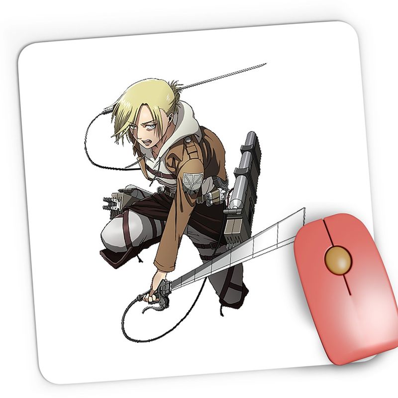 PC, gaming si accesorii - Periferice PC - Mousepad - Mousepad Gaming Attack on Titan Annie Leonhart Anime Manga, 21x19 cm - Infinity.ro