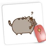 PC, gaming si accesorii - Periferice PC - Mousepad - Mousepad Gaming Pusheen Cat Detectiv Plush Ziua Indragostitilor, 21x19 cm - Infinity.ro
