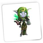 PC, gaming si accesorii - Periferice PC - Mousepad - Mousepad Gaming Warcraft Goblin Fanart WoW, 21x19 cm - Infinity.ro