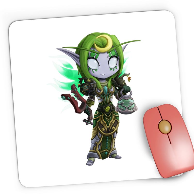 PC, gaming si accesorii - Periferice PC - Mousepad - Mousepad Gaming Warcraft Goblin Fanart WoW, 21x19 cm - Infinity.ro