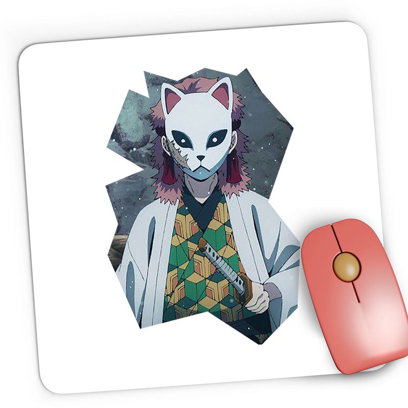 PC, gaming si accesorii - Periferice PC - Mousepad - Mousepad Gaming Demon Slayer Sabito Samurai Girl, 21x19 cm - Infinity.ro