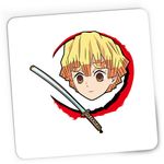 PC, gaming si accesorii - Periferice PC - Mousepad - Mousepad Gaming Demon Slayer Zenitsu Agatsuma Bebe Karate, 21x19 cm - Infinity.ro