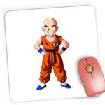PC, gaming si accesorii - Periferice PC - Mousepad - Mousepad Gaming Krillin Shaolin Master Dragon Ball Z Anime Zen, 21x19 cm - Infinity.ro