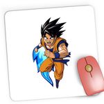 PC, gaming si accesorii - Periferice PC - Mousepad - Mousepad Gaming Dragon Ball Z Goku Attack Android Superhero, 21x19 cm - Infinity.ro