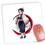 PC, gaming si accesorii - Periferice PC - Mousepad - Mousepad Gaming Demon Slayer Shinobu Kocho Japonia, 21x19 cm - Infinity.ro
