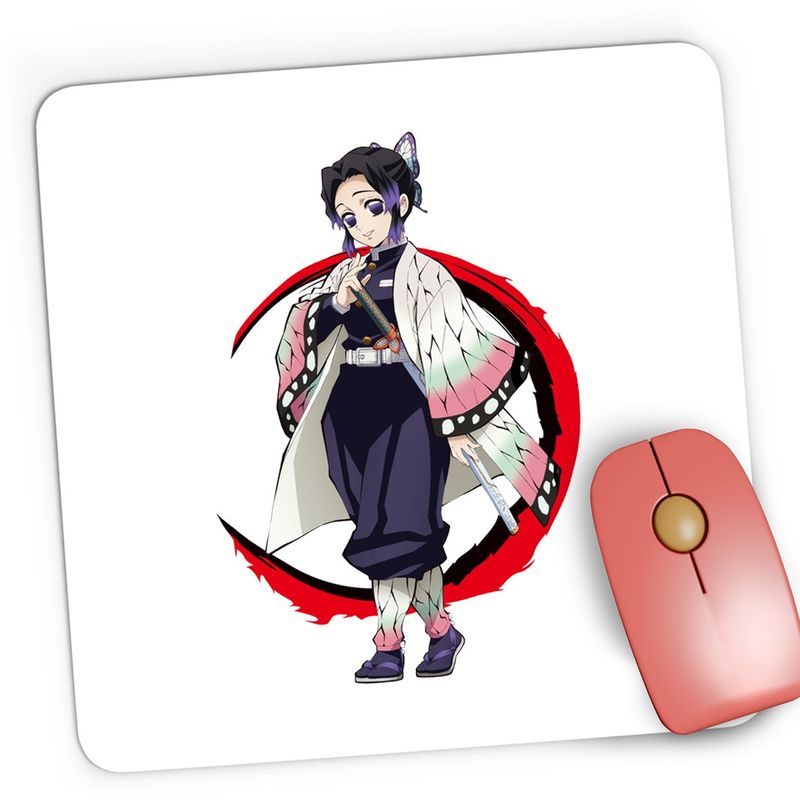 PC, gaming si accesorii - Periferice PC - Mousepad - Mousepad Gaming Demon Slayer Shinobu Kocho Japonia, 21x19 cm - Infinity.ro