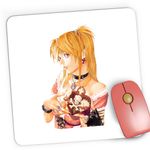 PC, gaming si accesorii - Periferice PC - Mousepad - Mousepad Gaming Misa Amane Death Note Love You Heart, 21x19 cm - Infinity.ro
