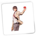 PC, gaming si accesorii - Periferice PC - Mousepad - Mousepad Gaming Death Note Light Yagami Apple Mar Anime, 21x19 cm - Infinity.ro